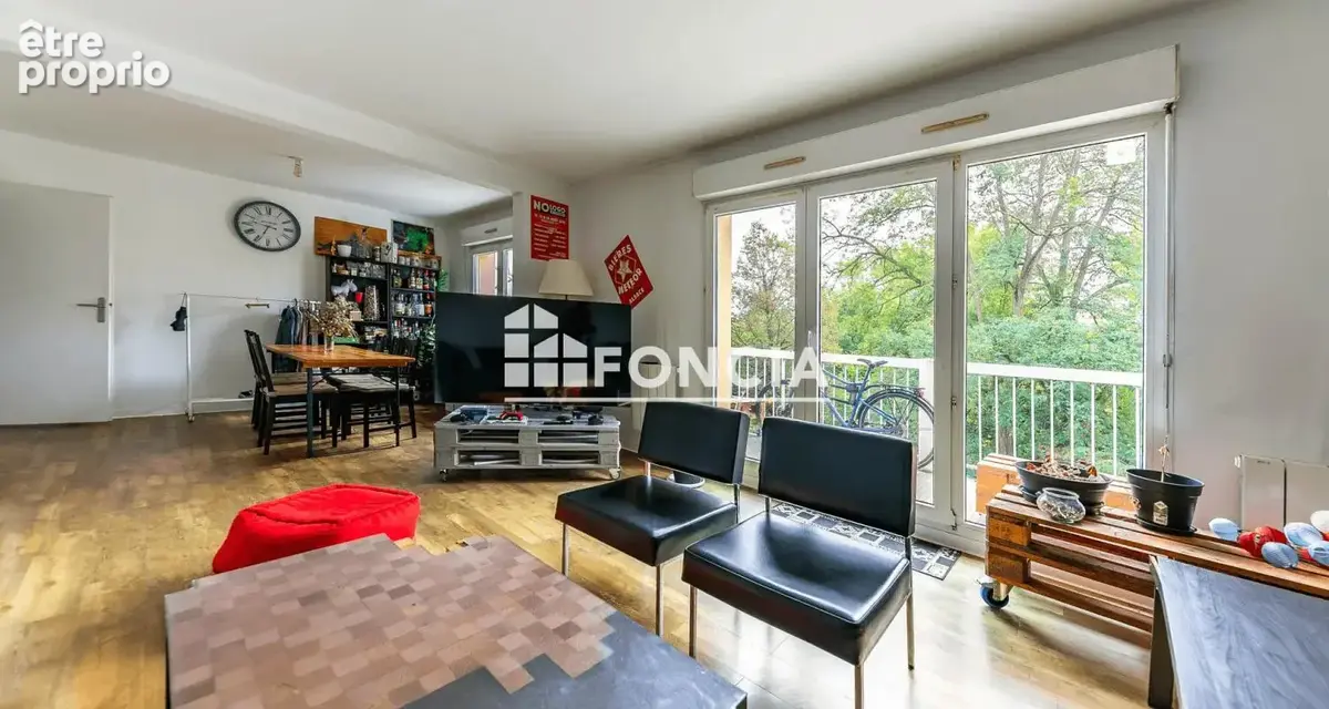 Limite strasbourg - en bordure de l'ill - appartement 6/7 pieces duplex -  vendu loué - balcon - 2 parkings - cave - photo 4