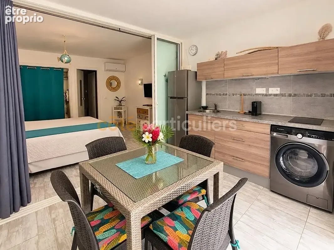Appartement en rez-de-jardin, face au lagon, Anse des Rochers Saint François - photo 2