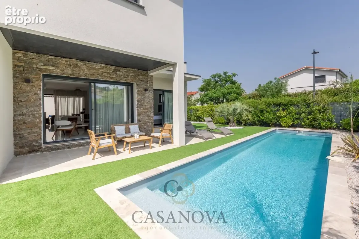 Montpellier Nord Villa contemporaine à Castelnau-le-Lez, 4 chambres, piscine, garage et bureau, proche tram - photo 3