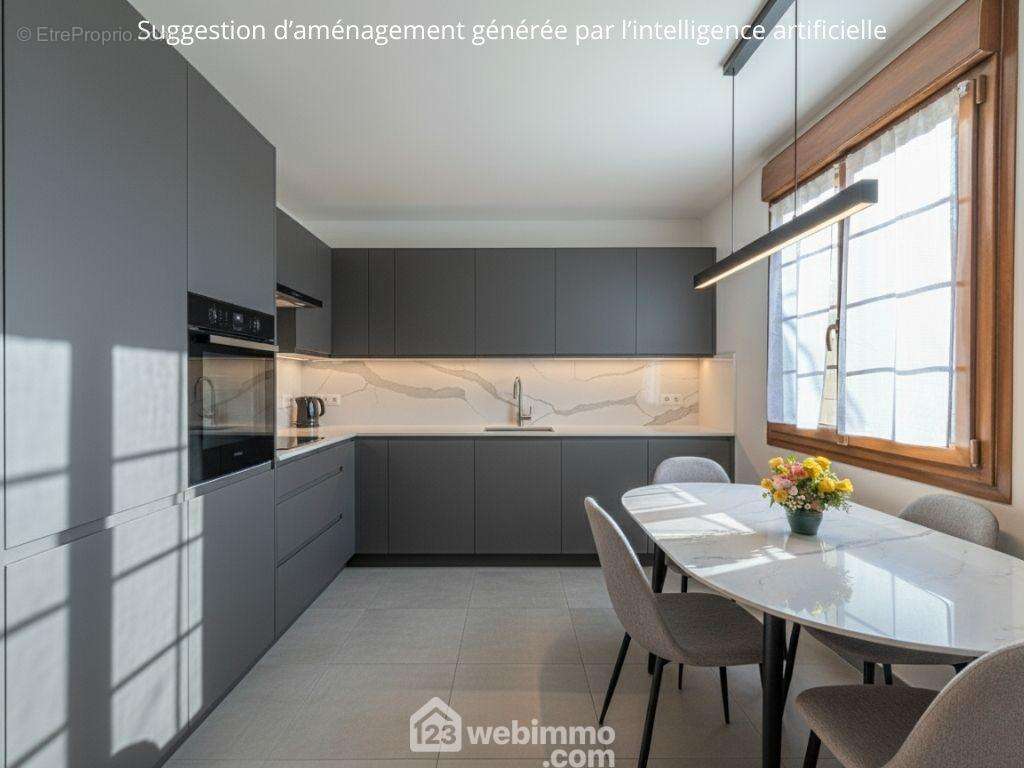 Suggestion d&#039;aménagement moderne de la cuisine - Maison à SABLE-SUR-SARTHE