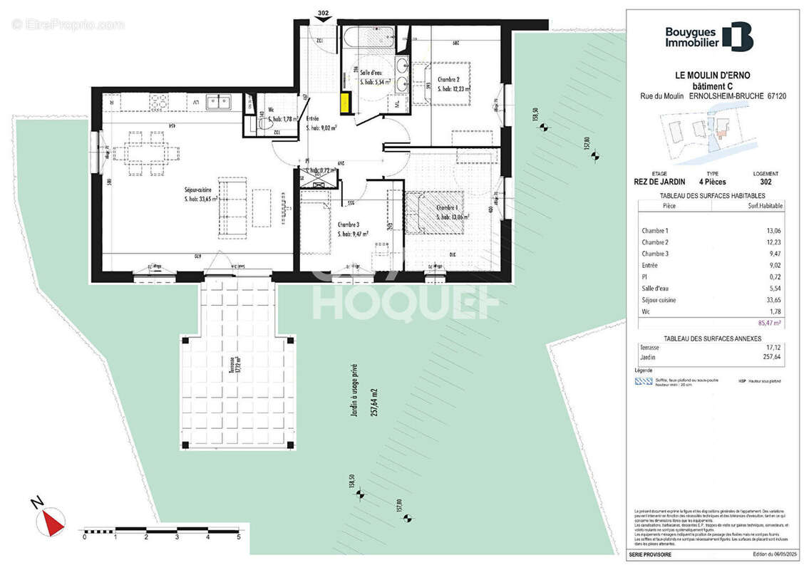 Appartement à ERNOLSHEIM-BRUCHE