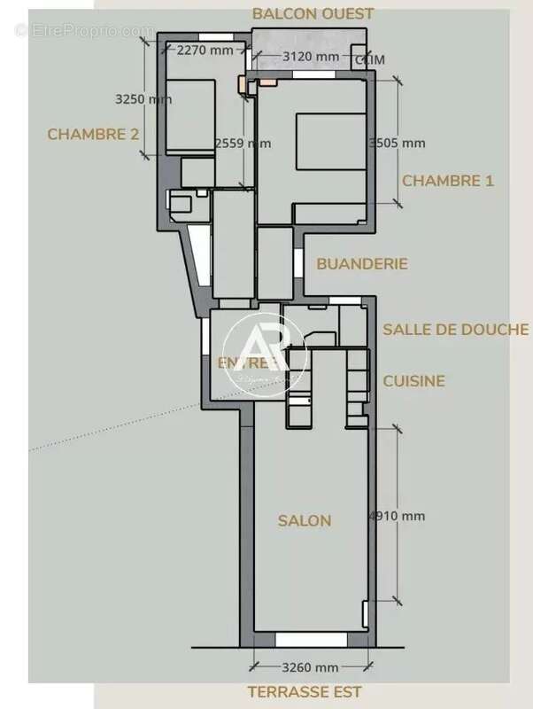 Nice Gambetta // 3 pièces refait neuf // Terrasse et balcon - photo 12