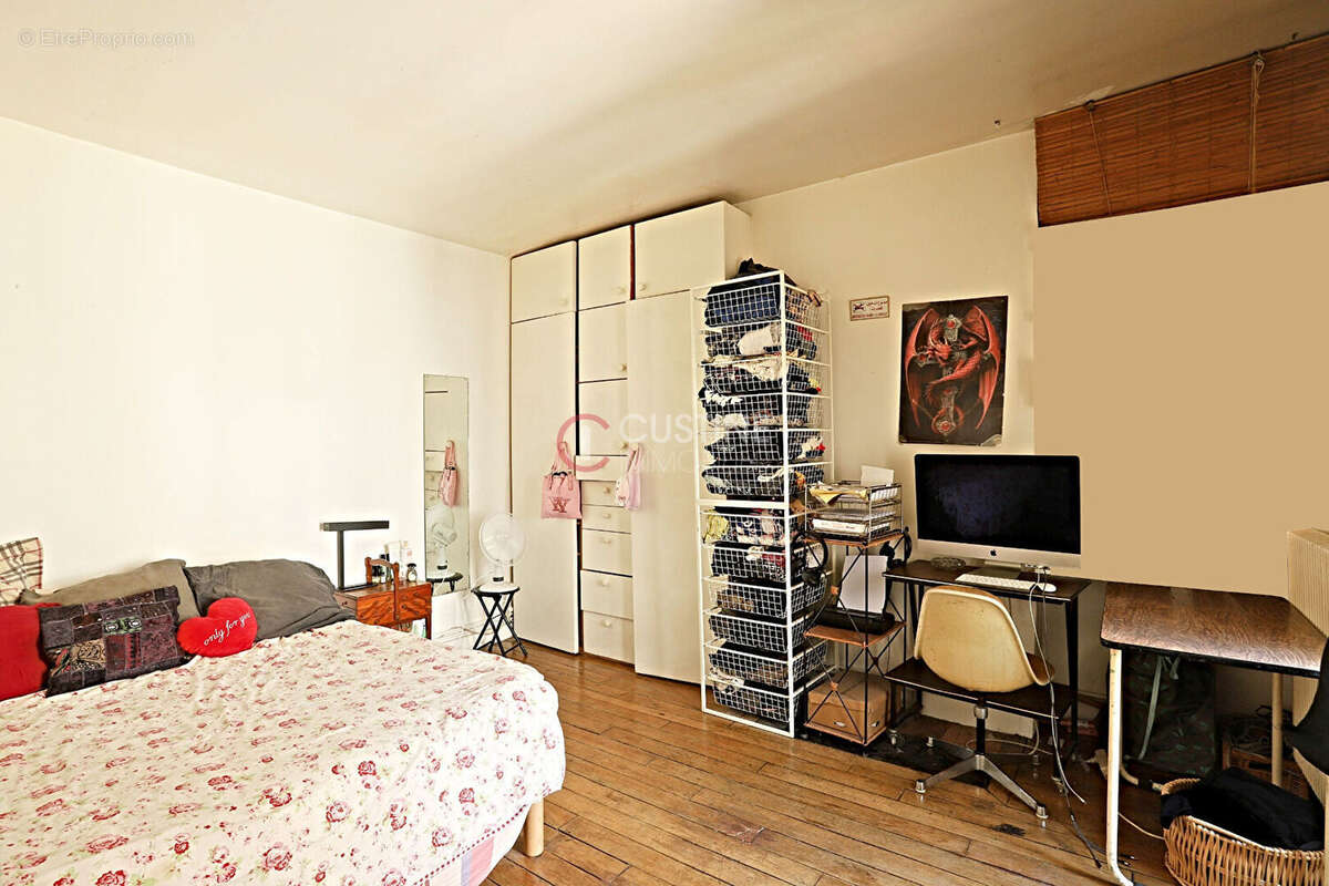 Charmant 2pièces au calme absolu - 3ème étage sur cour - Paris 18e - vendu loué 750  charges comprises - photo 5