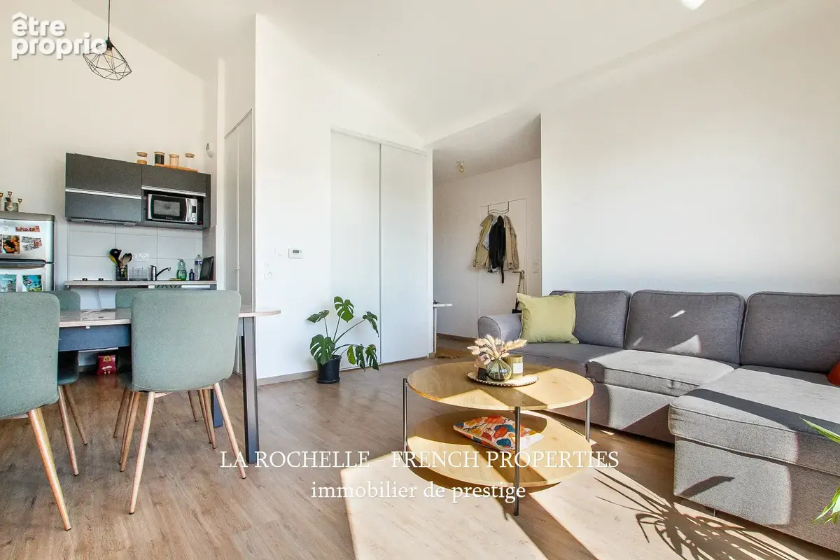 idéal investissement vendu loué - T2 lumineux avec balcon et parking en sous-sol - La Rochelle 17000 - photo 3