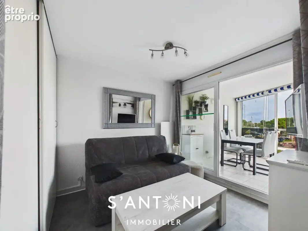 Le cap d'agde - richelieu  t2 cabine avec vue piscine et port, grande loggia sud - photo 4
