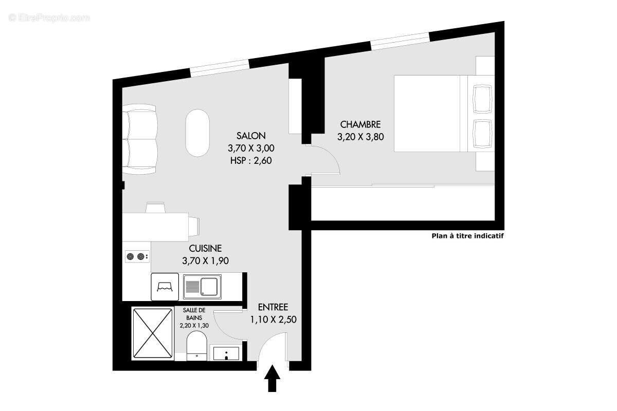 Appartement à PARIS-15E