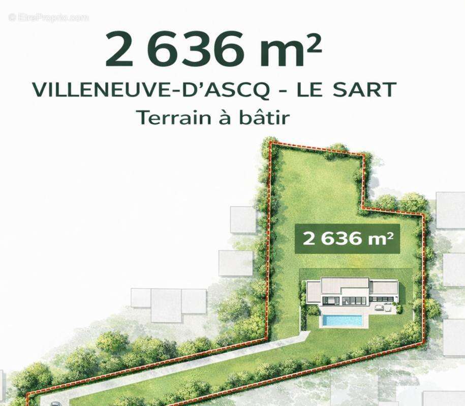 Terrain à VILLENEUVE-D'ASCQ