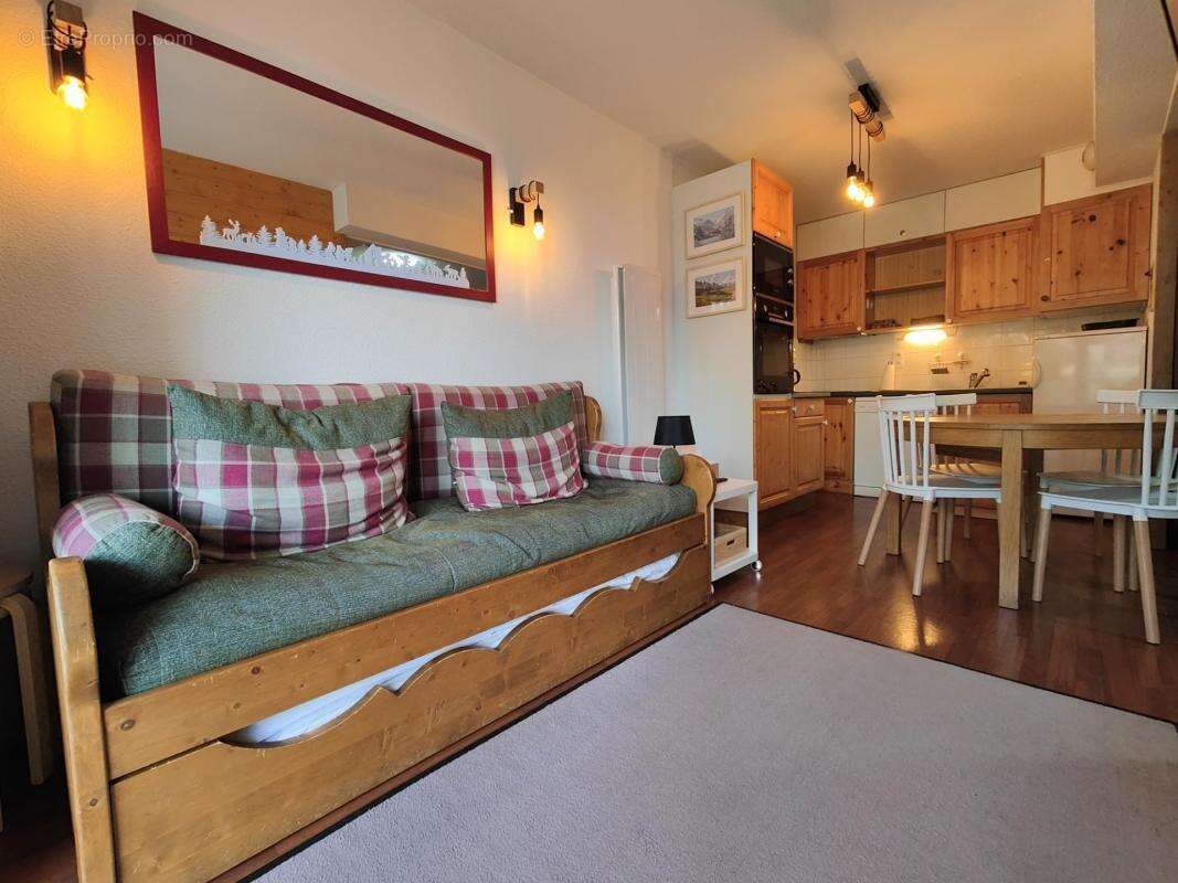 Valfréjus, bel appartement 2P de 32.49 m2 avec terrasse de 22 m2 - photo 2