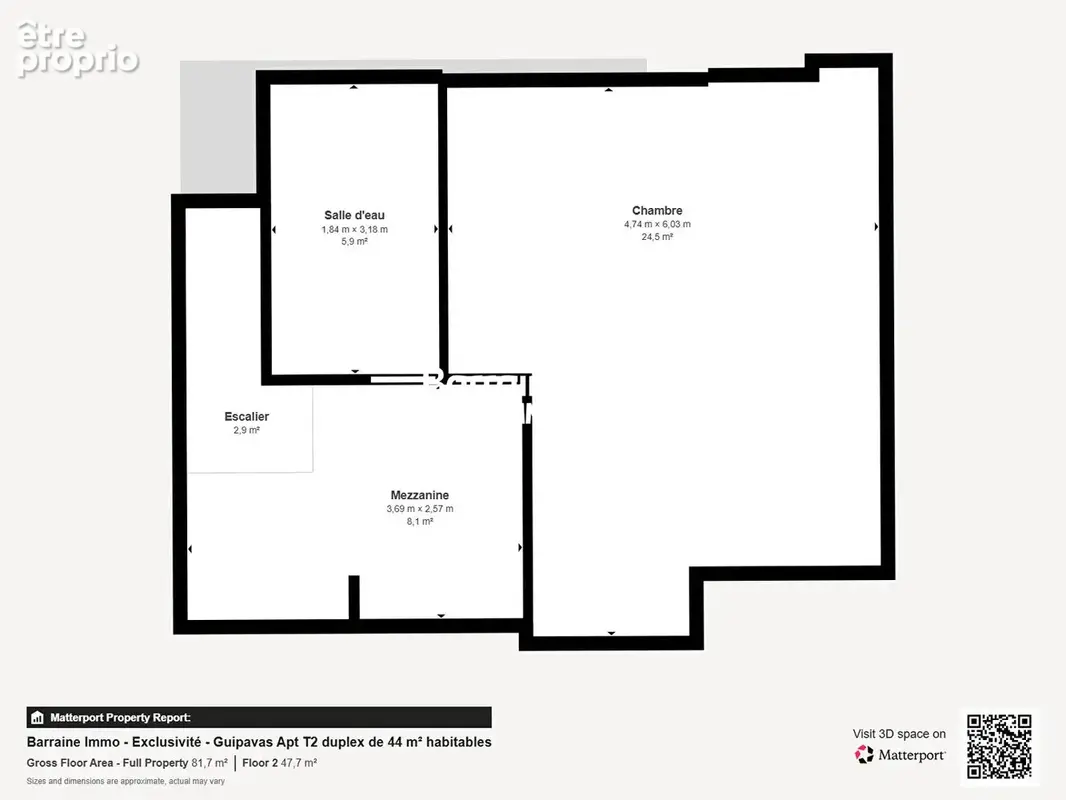 Exclusivité guipavas appartement t2 duplexe de 44 m² habitables et 67 m² au sol - photo 11