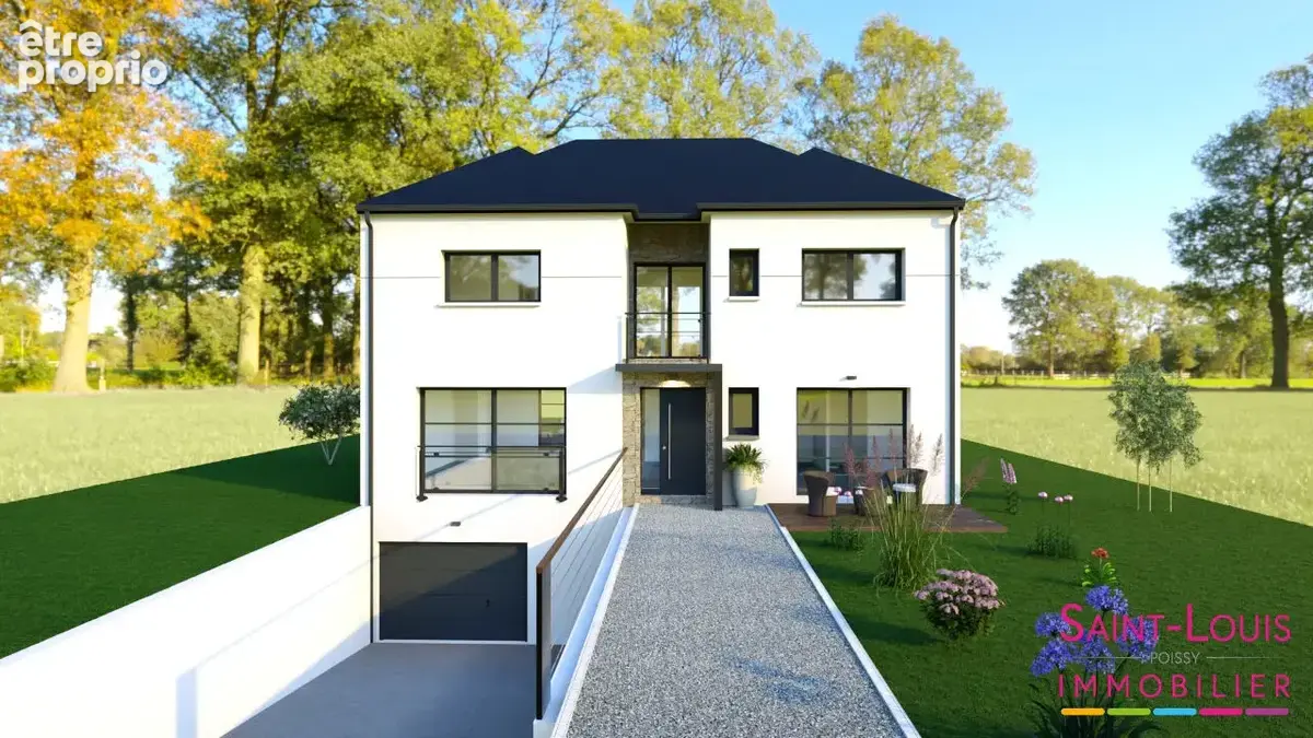 Triel-sur-seine quartier recherché terrain constructible de 473 m²  - proche gare ligne j et écoles - photo 1