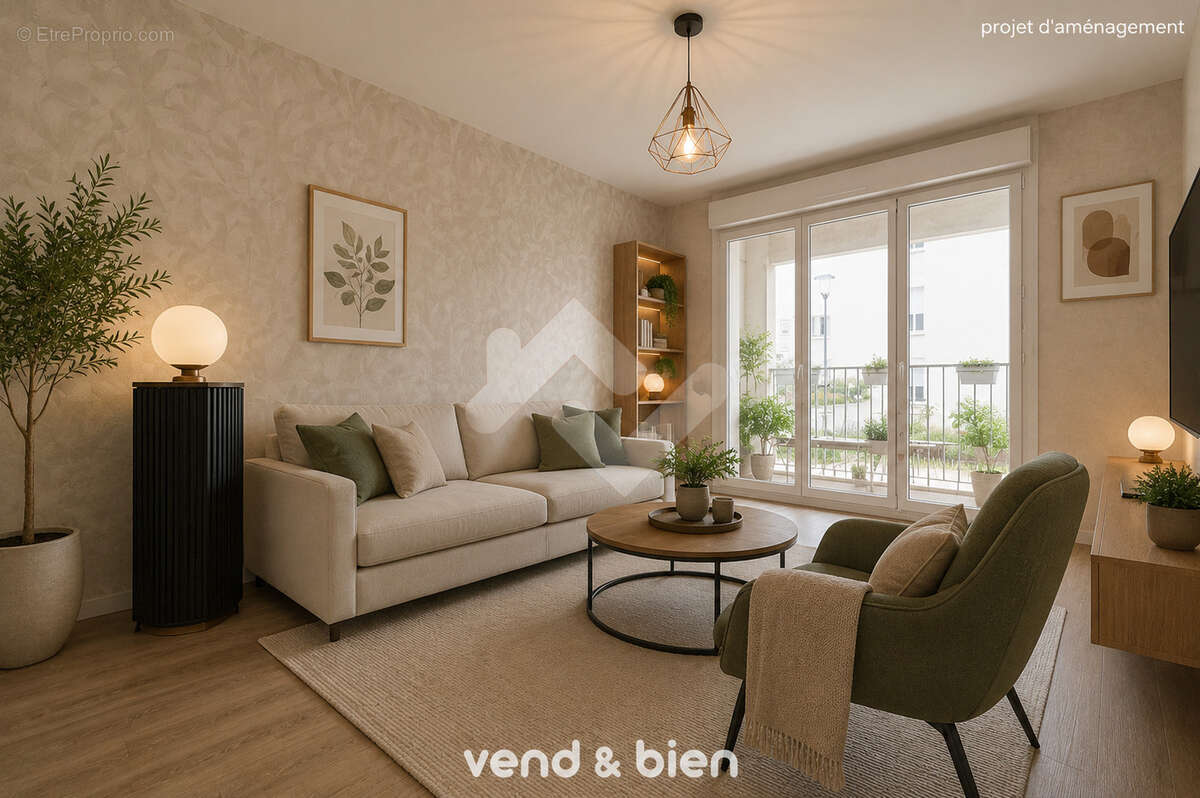 Appartement T6 de 96 m2, familiale ou profession libérale - photo 9