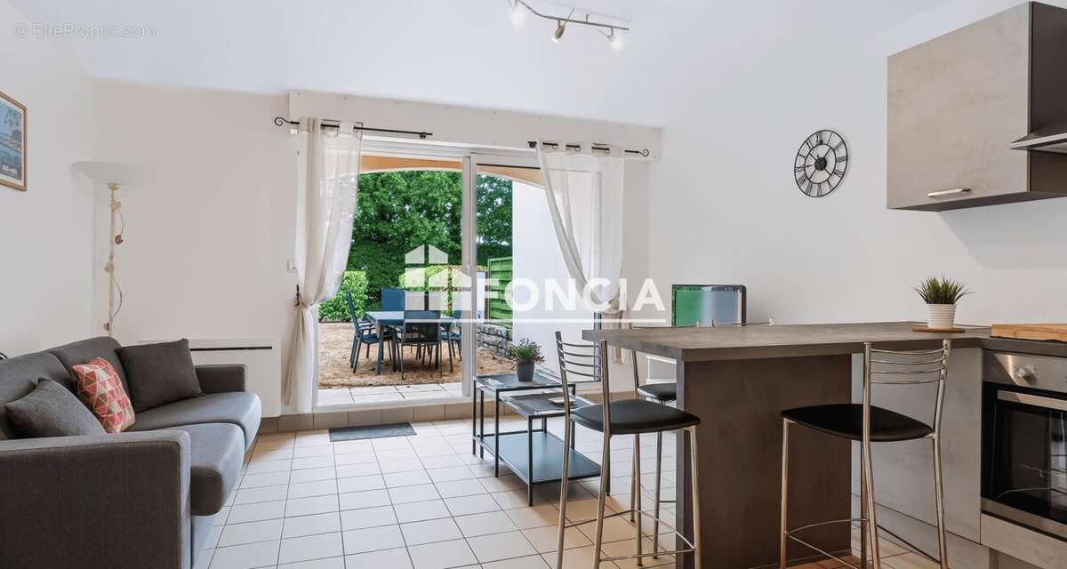 Port-la-Forêt - à 2 pas de la mer - Appartement T2 en rez-de-jardin - Terrasse - Jardin - photo 2
