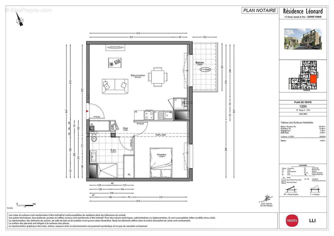 Appartement à CLERMONT-FERRAND
