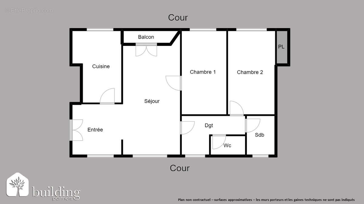 Ternes-Maillot Paris 17ème - Appartement 4 pièces 68,98 m² avec 2,15 m² de balcon - photo 3