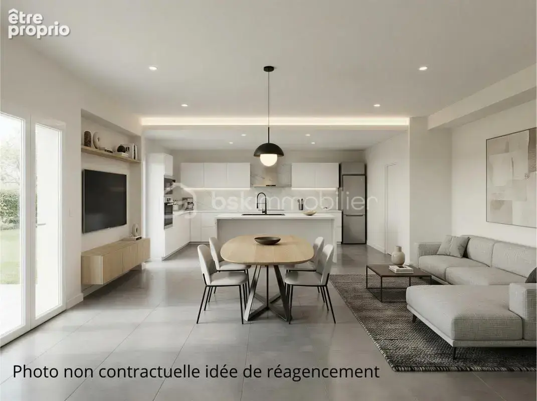 Maison contemporaine de plain-pied – 209 m² – 6 chambres – Plancher chauffant rafraîchissant – DPE A - photo 4
