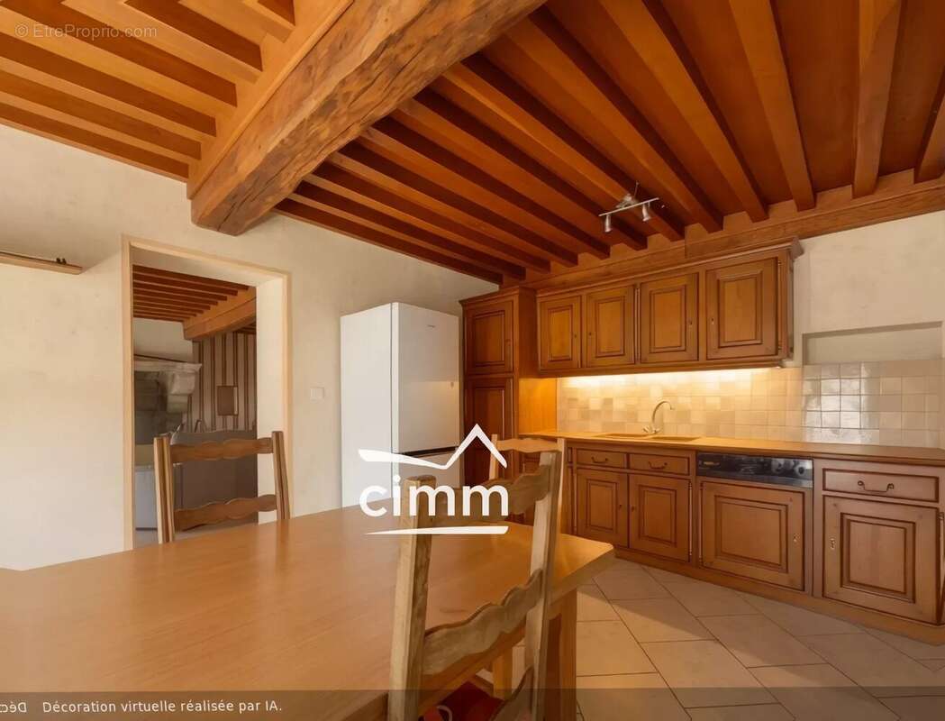 Maison ancienne de caractère avec dépendance (65m²)– Vic-sous-Thil-145000€ - photo 4