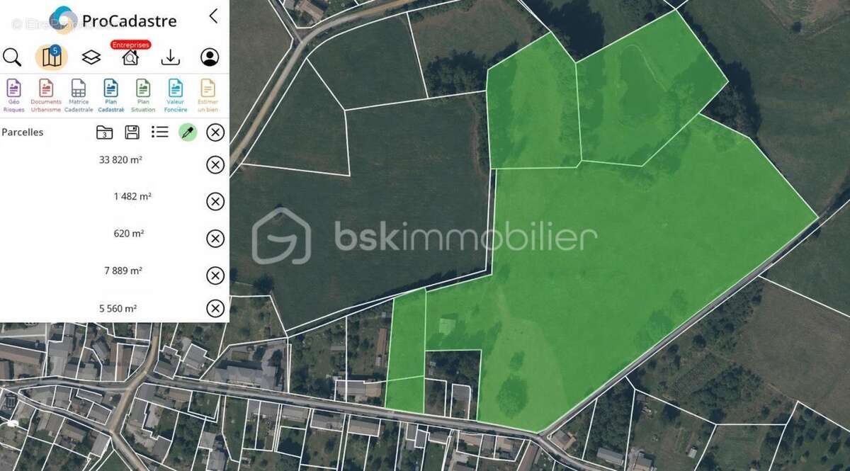 Ensemble foncier comprenant un terrain agricole avec bâtiment et étang sur la commune de La Porcherie - photo 5
