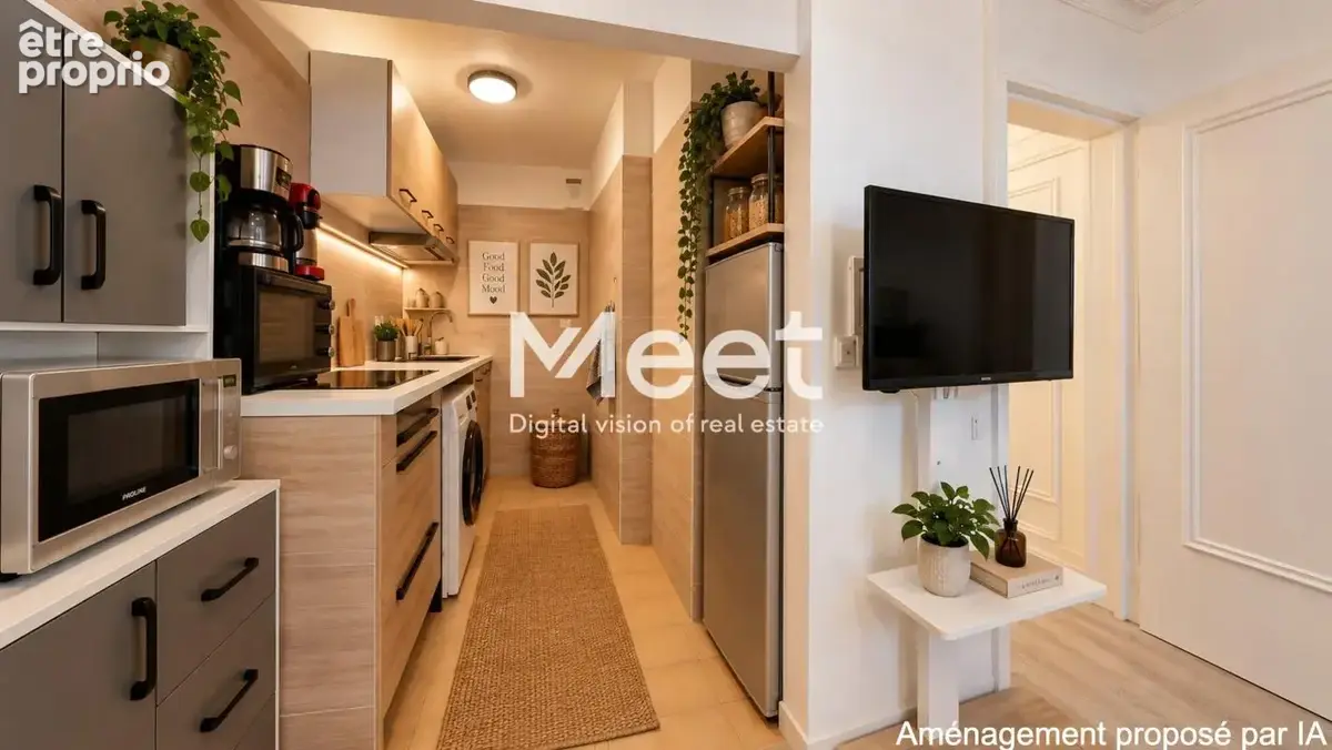 Appartement 2 pièces - 30,57 m² - parking - cave - vue dégagée - photo 5