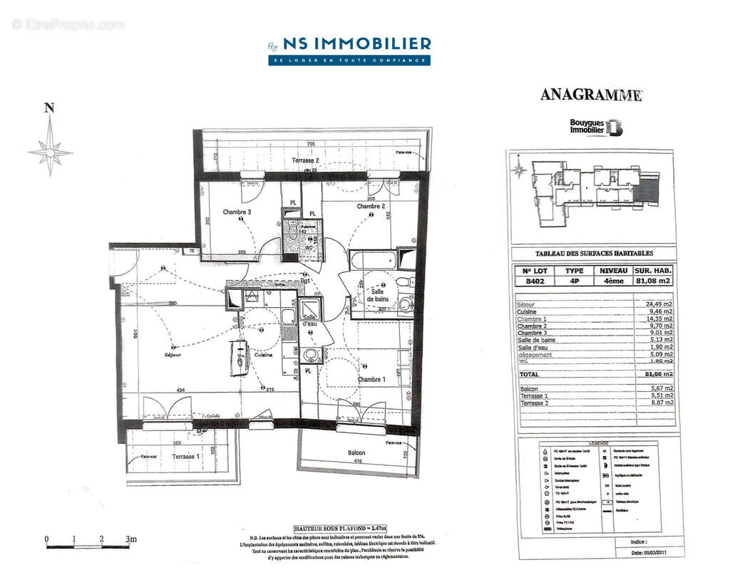 Appartement à ARGENTEUIL