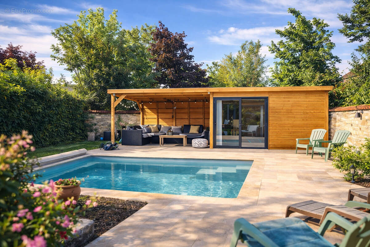 Maison familiale avec jardin paysagé et piscine - proche gare - photo 2