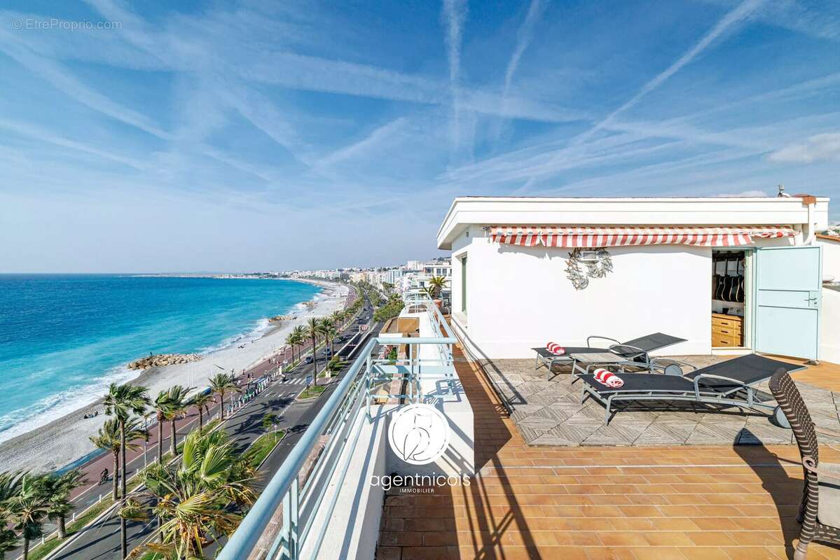 Nice // promenade des anglais : penthouse / dernier étage / vue mer panoramique / toit-terrasse / garage - photo 44