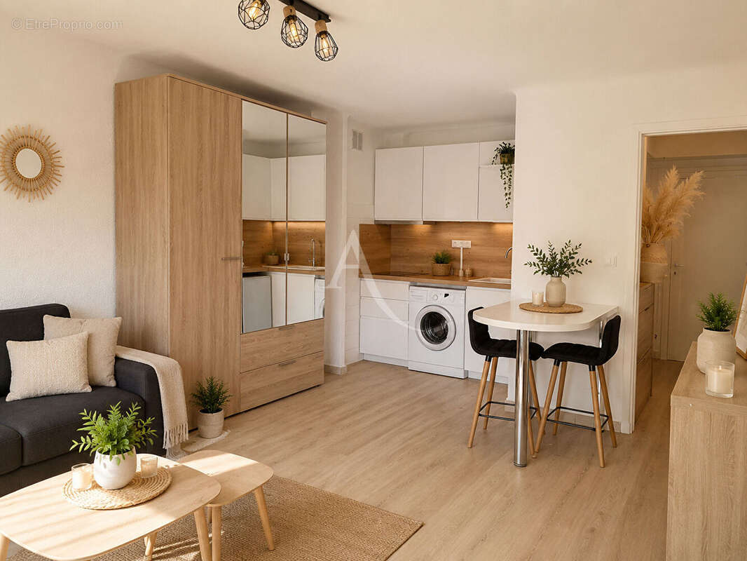 Cannes centre-ville - studio meublé vendu loué - investissement locatif - photo 3