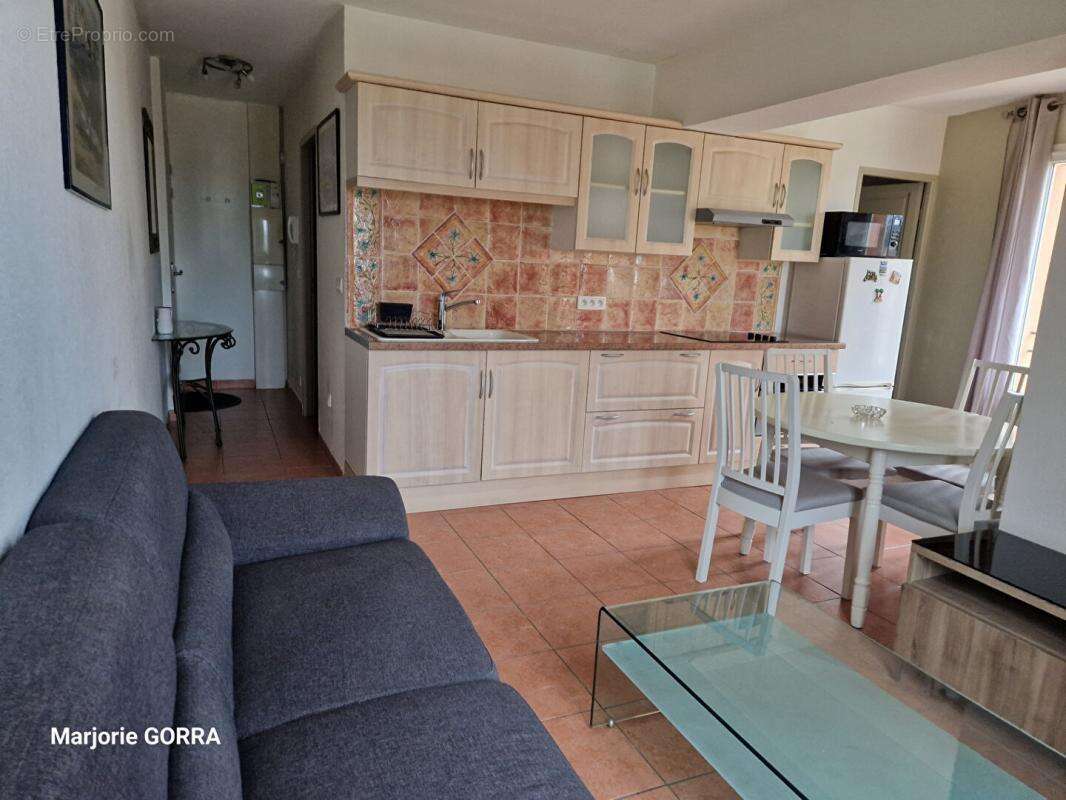Plan d'aups appartement t2 avec balcon - photo 2