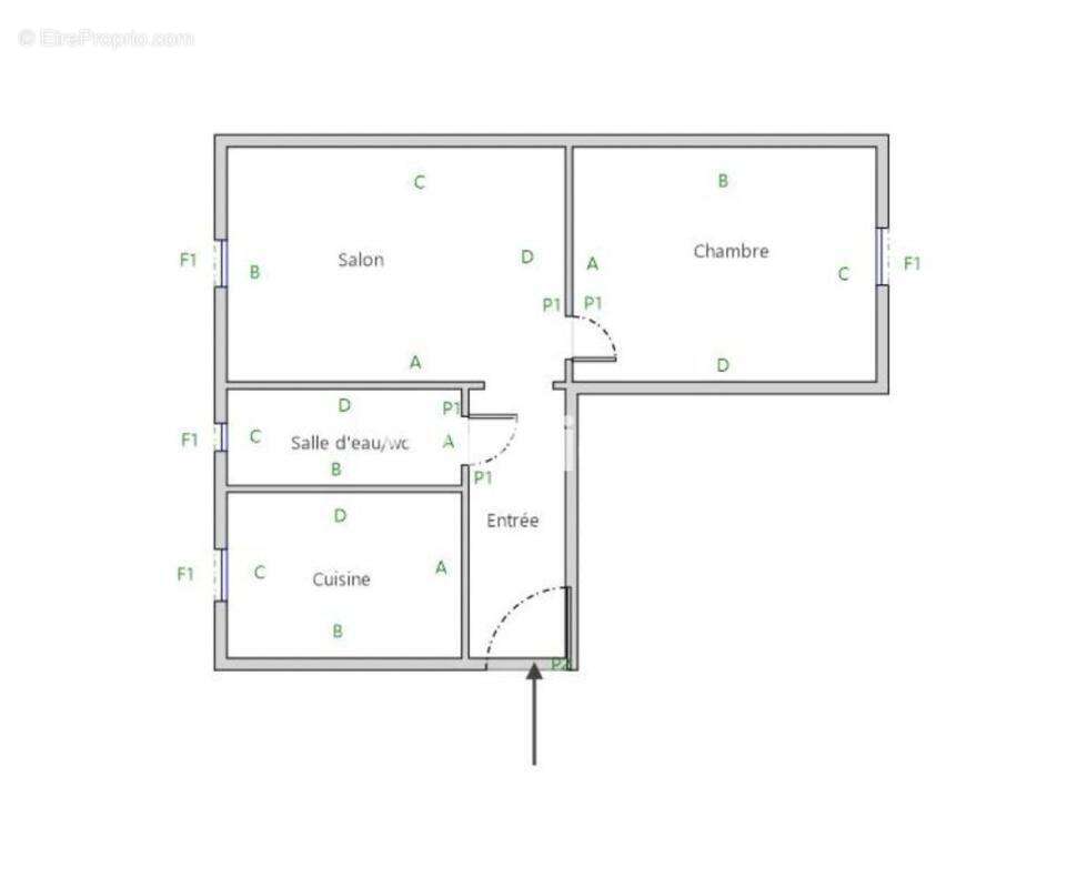 Appartement à PARIS-15E
