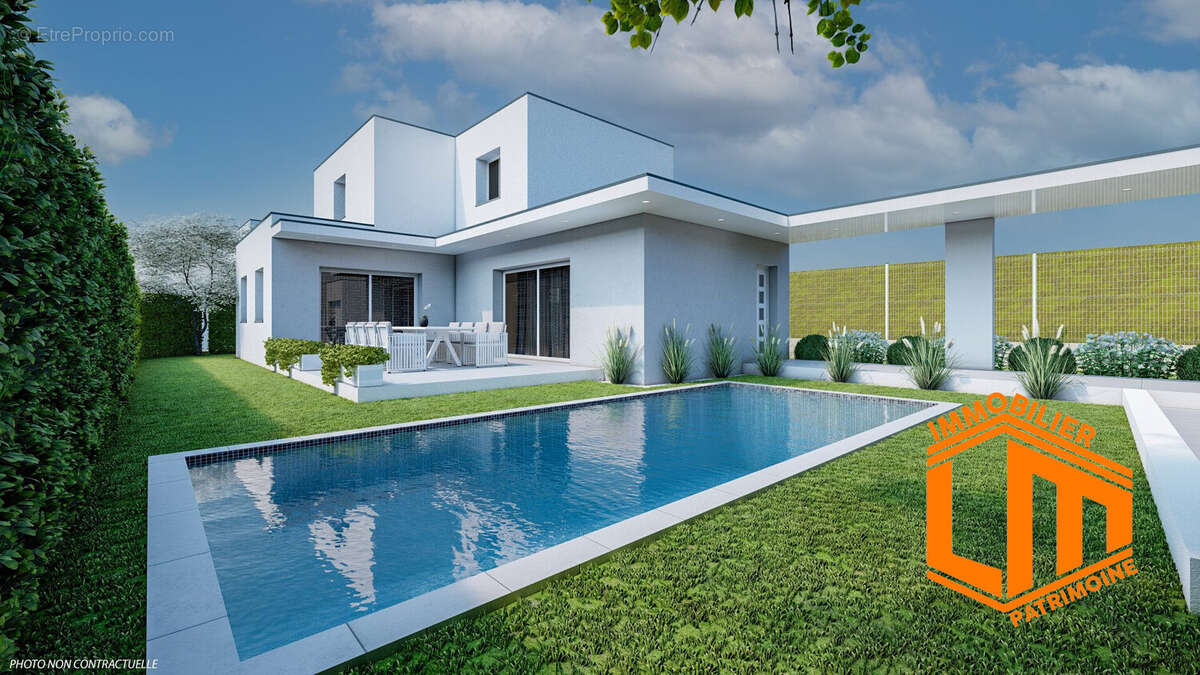 Ex. de réalisation possible lot 6 - Terrain à BESSAN