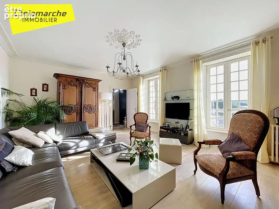 A vendre maison avec dépendance ancien moulin Quettreville Sur Sienne  8 pièces - photo 2