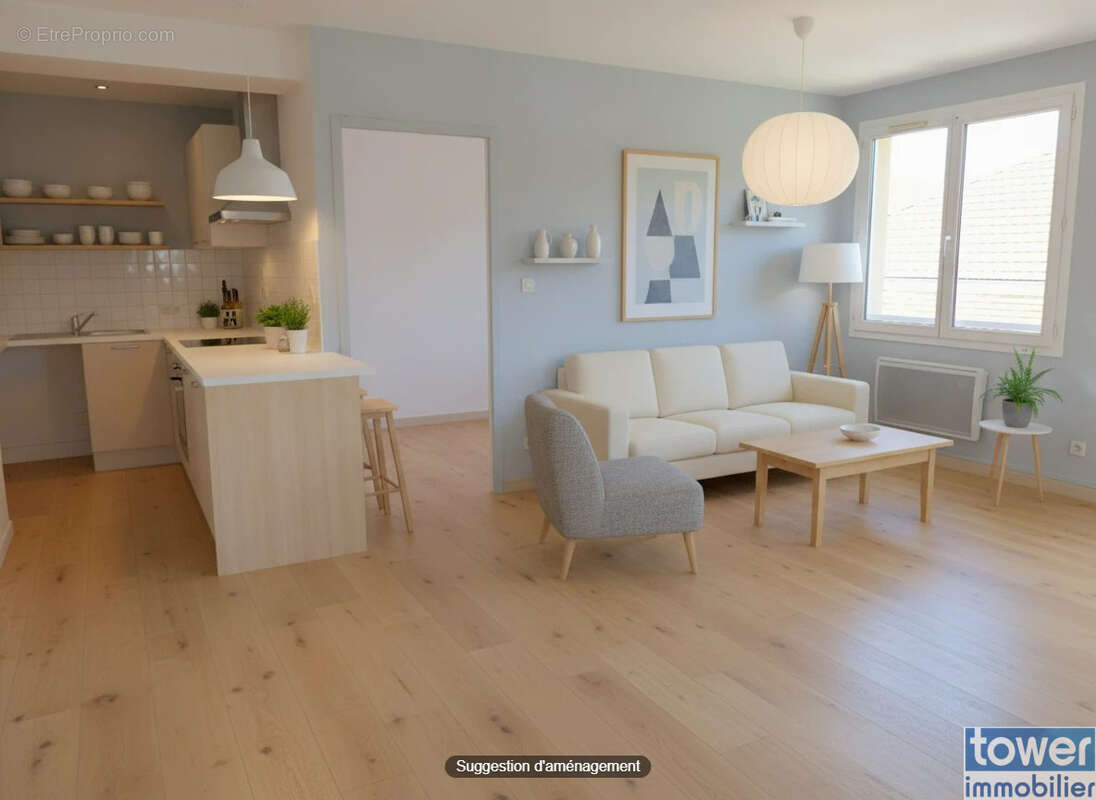 T4 lumineux 71m2 + véranda 22 m2, vue dégagée   plein centre et à deux pas des Thermes - photo 4