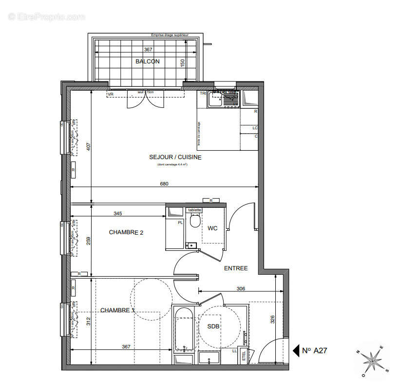 Appartement à LE PLESSIS-ROBINSON