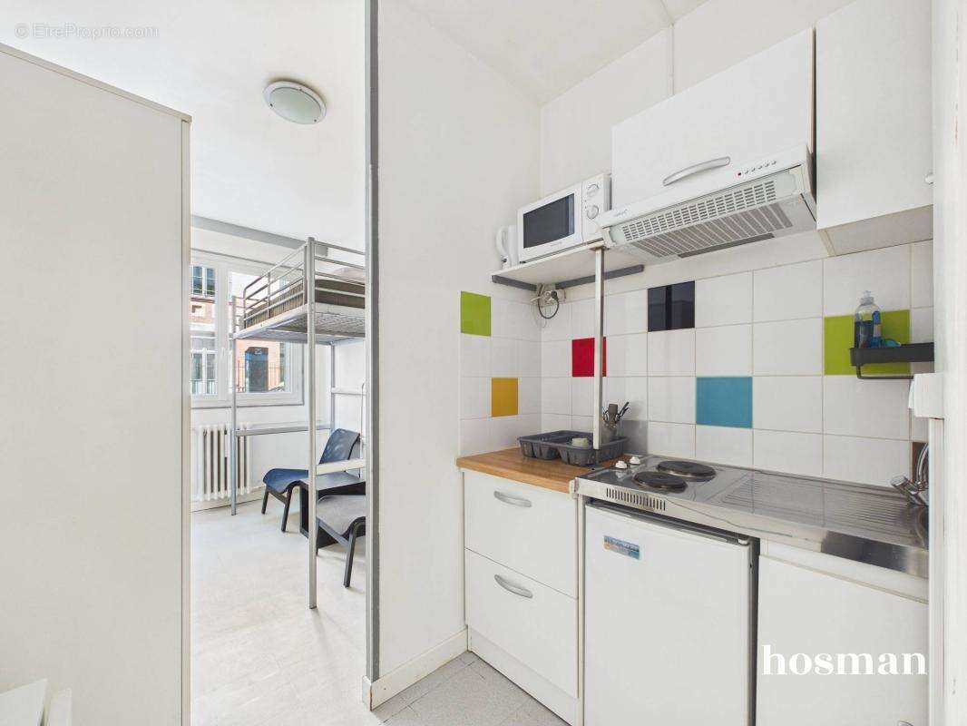 Studio fonctionnel de 11 m² - Exposition sud-ouest - Avenue Emile Zola, Paris - photo 4
