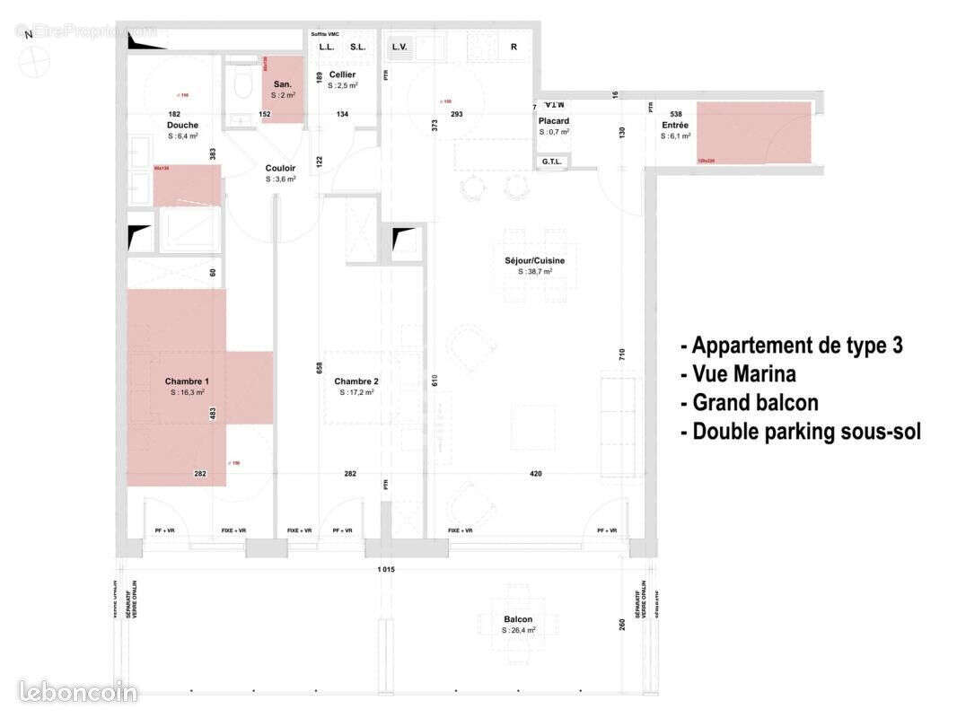 Appartement à DUNKERQUE