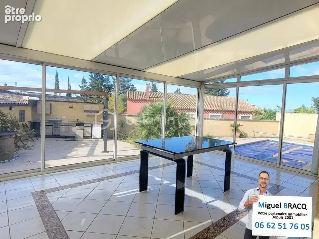 Villa F4 de plain pied en 4 faces sur 780 m² de terrain avec piscine sur Lespignan 34710 - photo 7