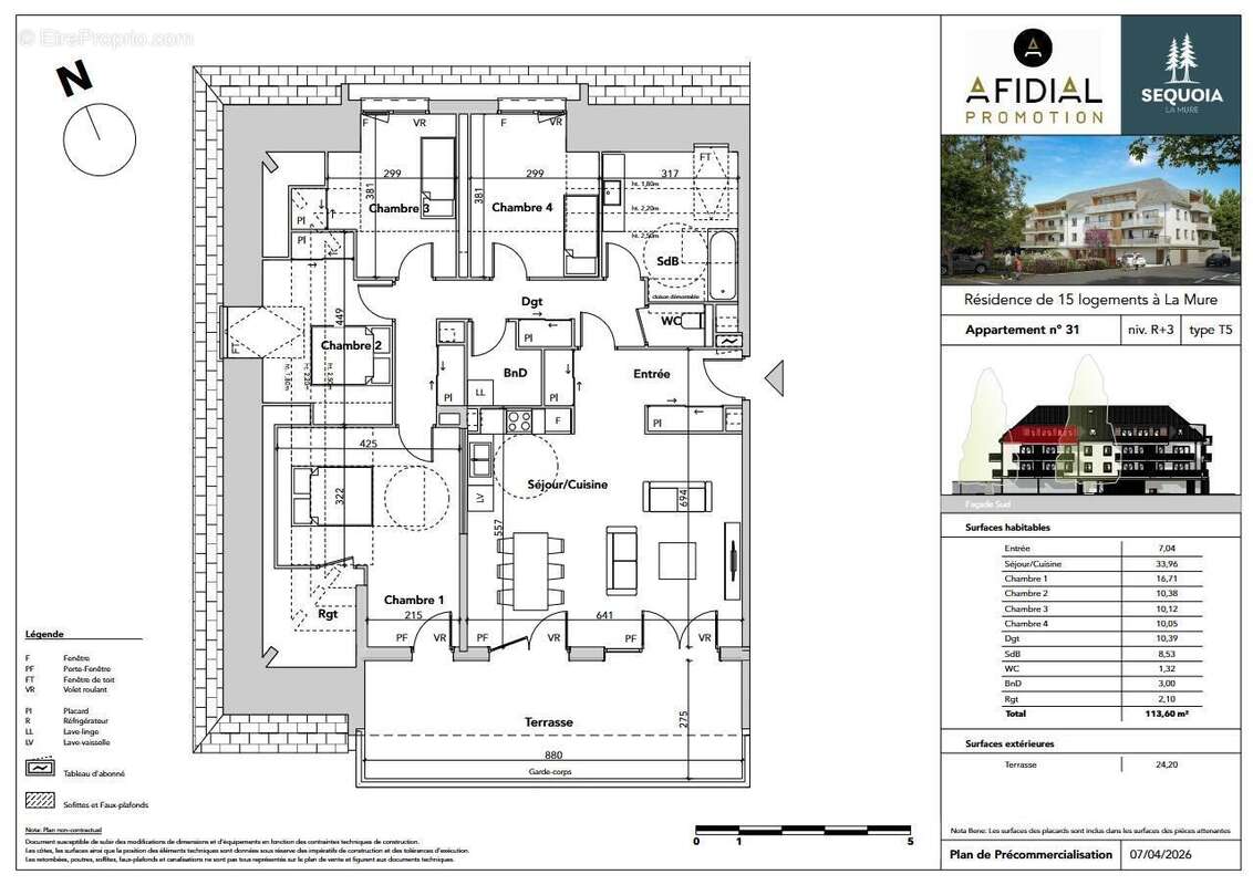 Appartement à LA MURE