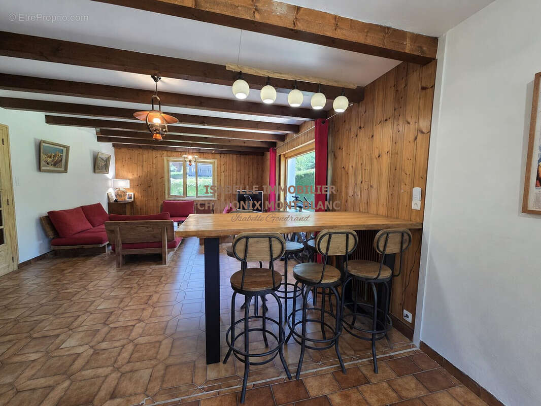 Salon / Chalet Chamonix - Maison à CHAMONIX-MONT-BLANC