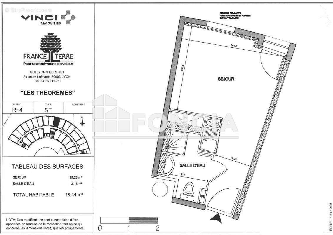 Vente - Appartement en résidence services - Studio - 18,64 m² - - photo 2