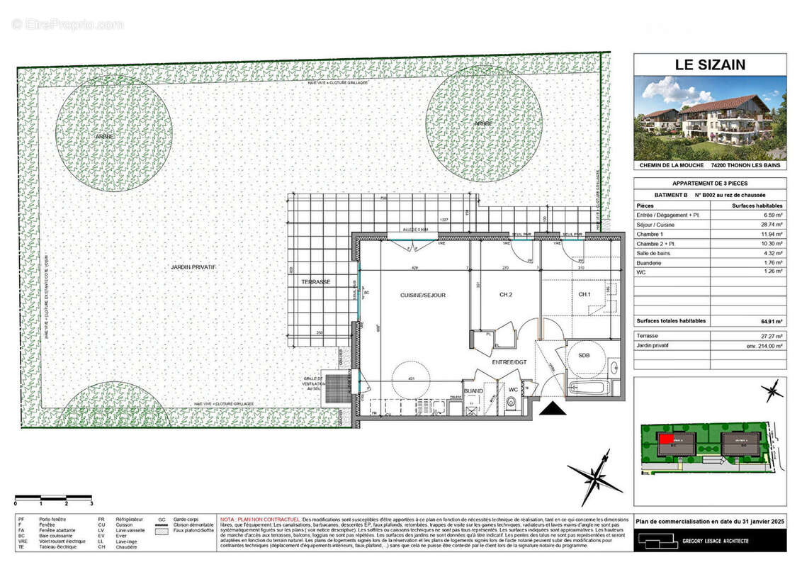 Appartement à THONON-LES-BAINS