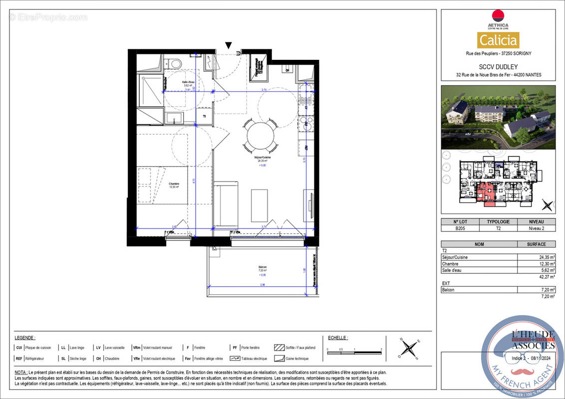 Appartement à SORIGNY