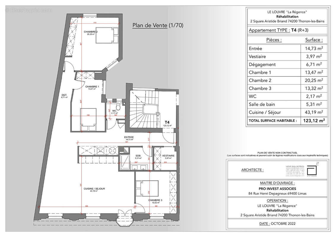 Appartement à THONON-LES-BAINS