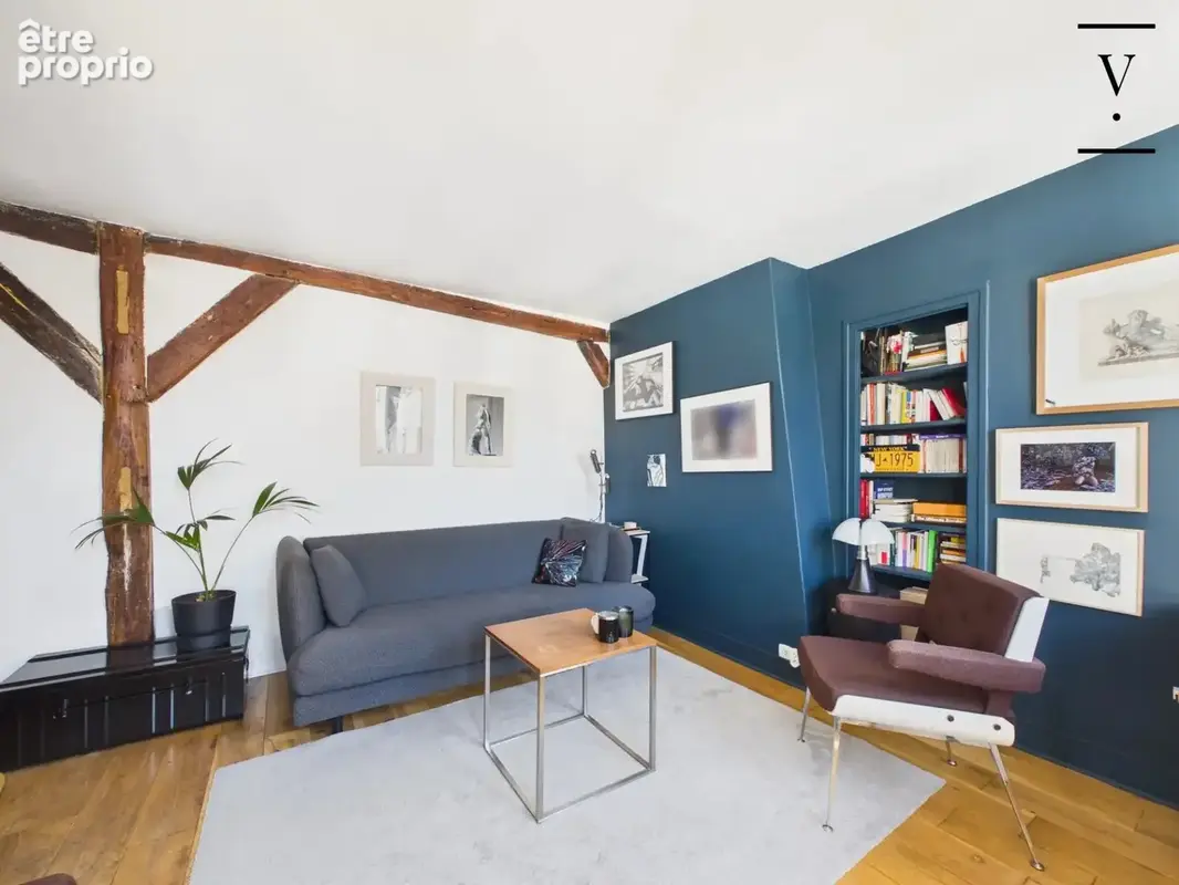 Paris IIIe – Quartier des Enfants-Rouges – Studio avec belle vue dégagée - photo 5