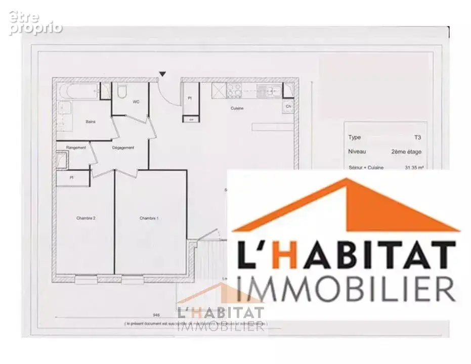 Appartement - 63.77m ² - photo 16