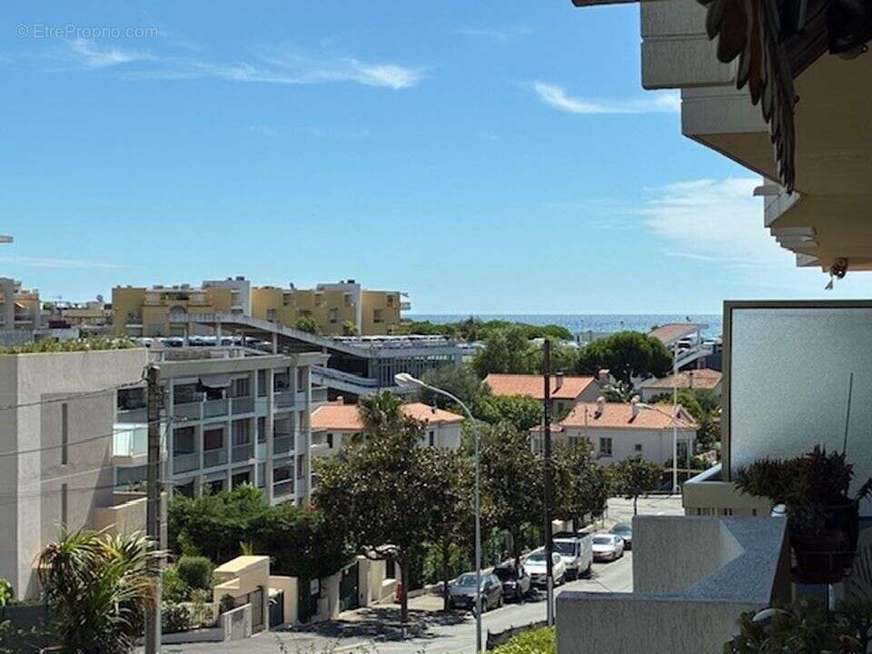 VUE DE LA TERRASSE - Appartement à CAGNES-SUR-MER