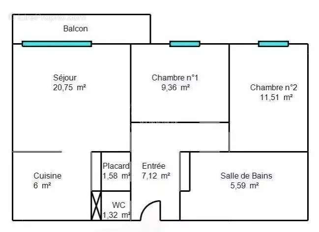 Appartement à LE TOUQUET-PARIS-PLAGE