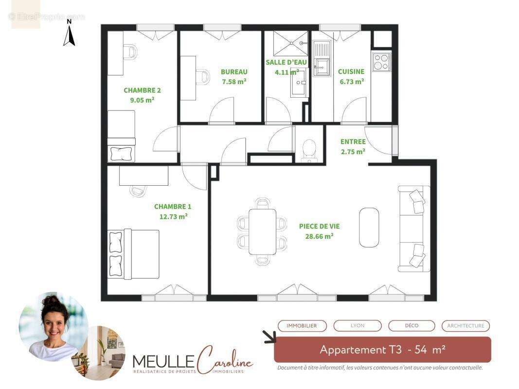 Appartement à LYON-7E