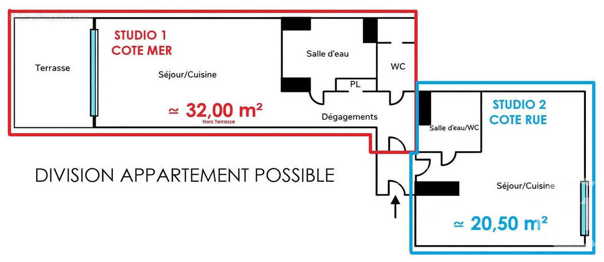 Appartement à MENTON