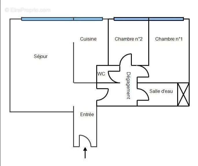 Appartement à PARIS-13E