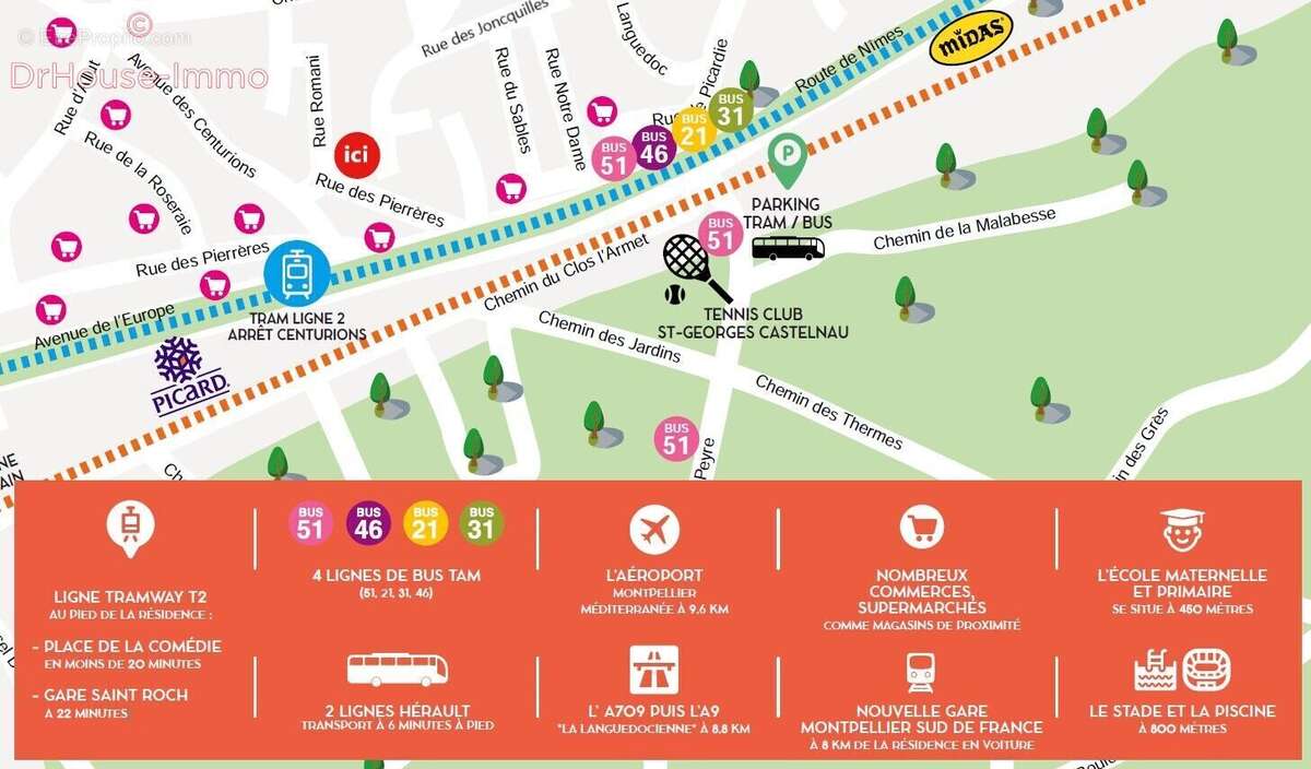 Appartement à CASTELNAU-LE-LEZ