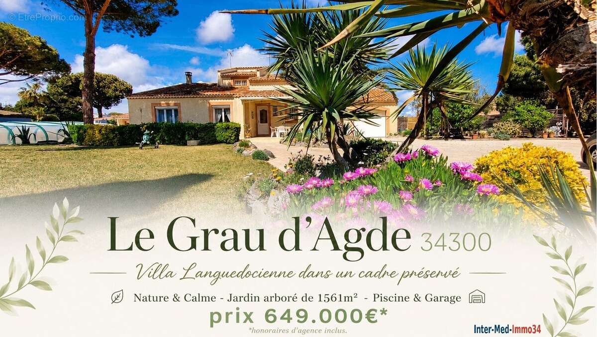 Maison à AGDE